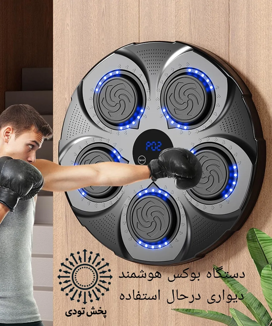 دستگاه بوکس هوشمند دیواری موزیکال - دستگاه بوکس هوشمند دیواری موزیکال